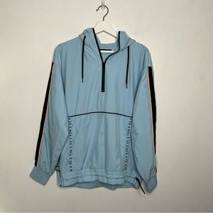 WHITEFOX X SARAH’S DAY Skyler Windbreaker in Sky Blue Size Small